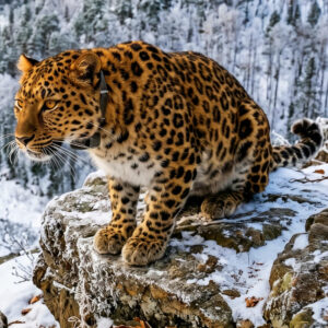 animale piu raro del mondo : Leopardo dell'Amur