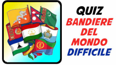 Image : Quiz Bandiere del Mondo Difficile : 20 Domande Online con Riposte