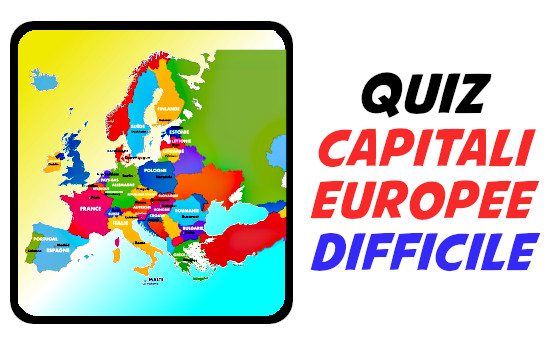 quiz capitali europee difficile