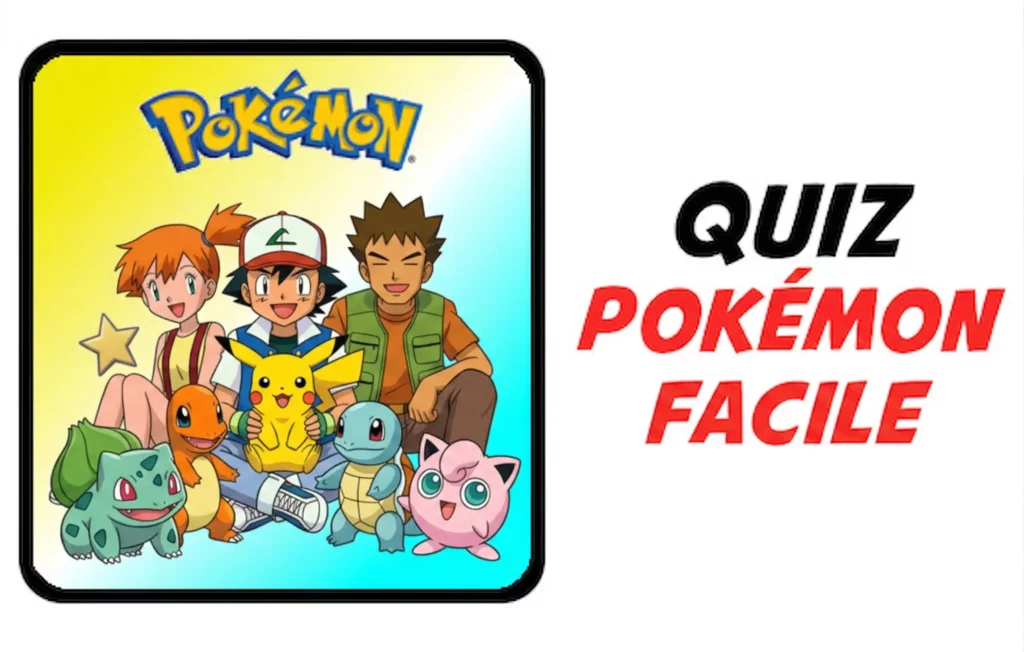 quiz pokémon facile